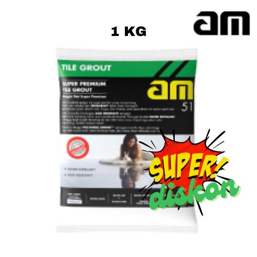 Nat | Am 51 Pengisi Nat 1 Kg Semen Keramik Tile Grout Semen Warna Mortar
