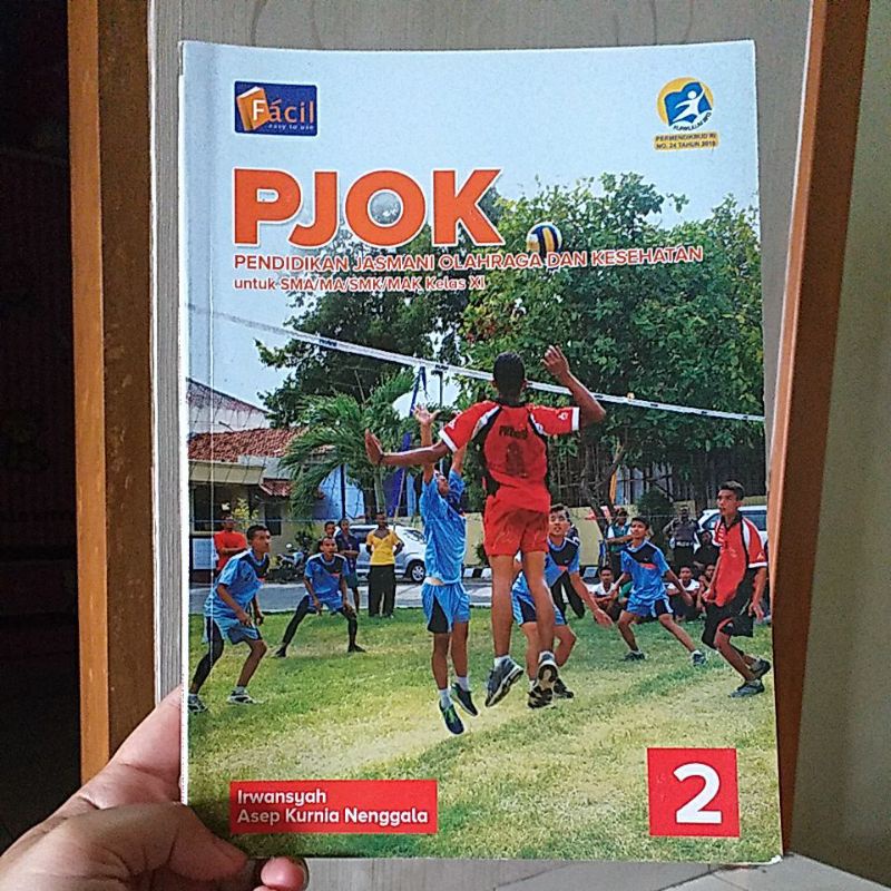 Buku PJOK oleh Irwansyah dan Asep Kurnia Nenggala untuk SMA/MA/SMK/MAK Kelas XI