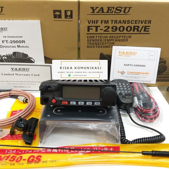 RIG YAESU FT 2900R FULL SET - RADIO RIG YAESU FT 2900R/E VHF ORIGINAL