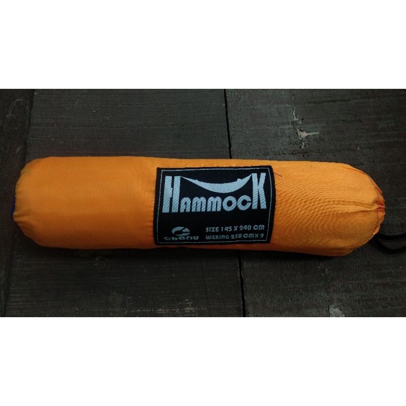 Hammock Polos PREMIUM Tempat Tidur Ayunan Beban 150 Kg Ultra Light Waterproof