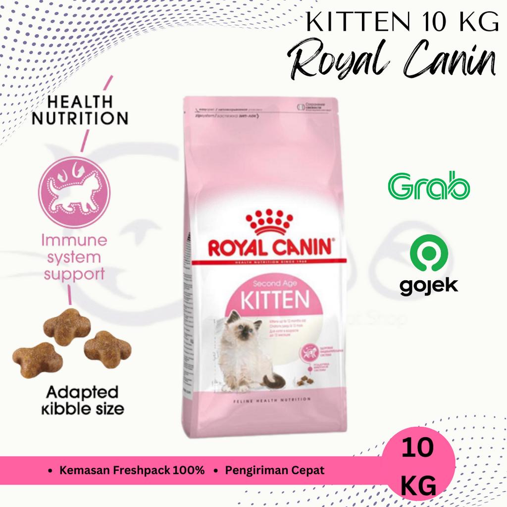 GOJEK MAKANAN KUCING ROYAL CANIN KITTEN 10 KG 10KG CAT FOOD CATFOOD