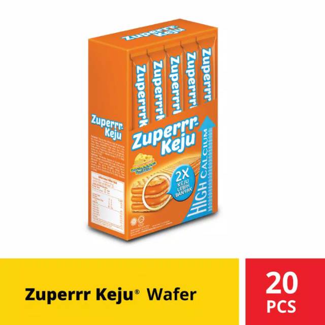 

Roma Wafer Zupeerrr Keju 8,5 Gr 20pcs