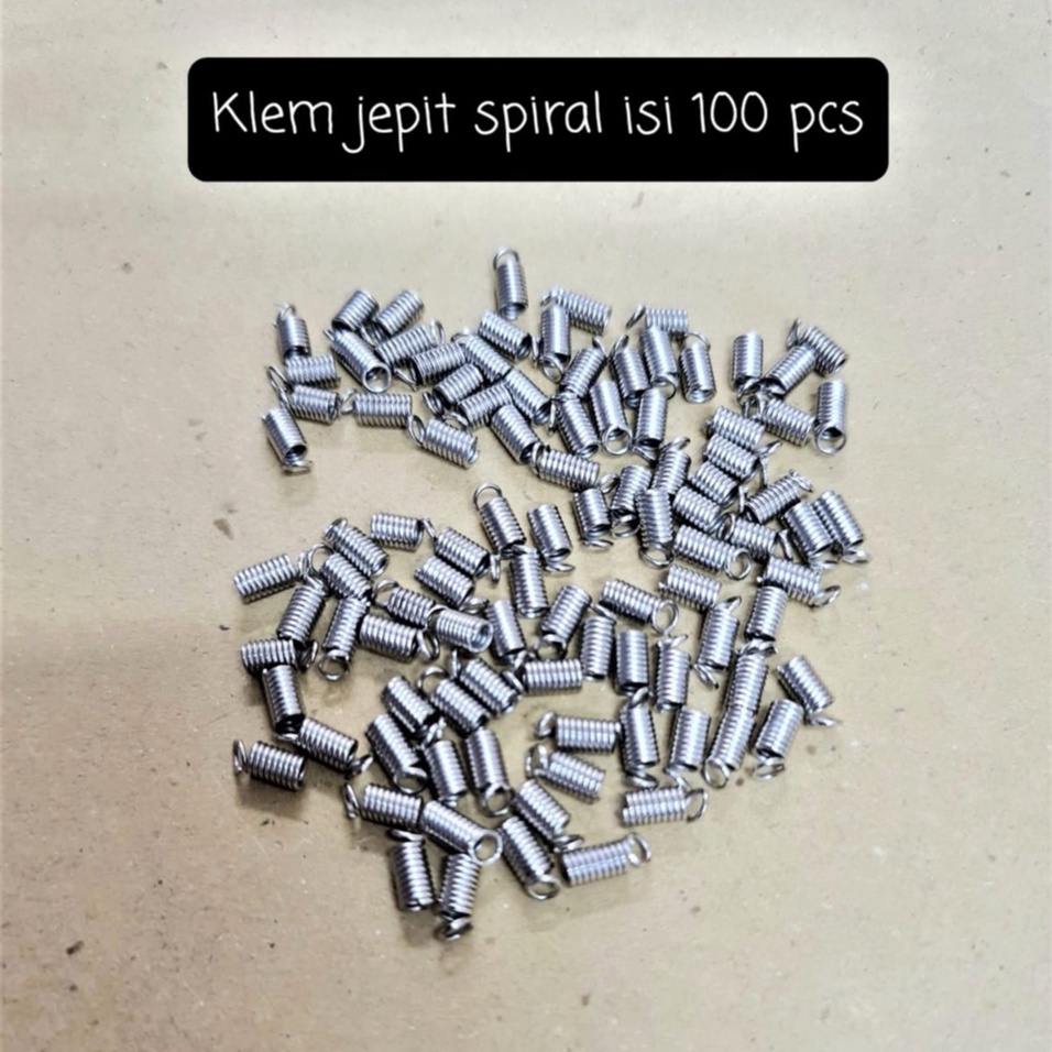 Klep penjepit spiral uk 4.2 isi100 pcs