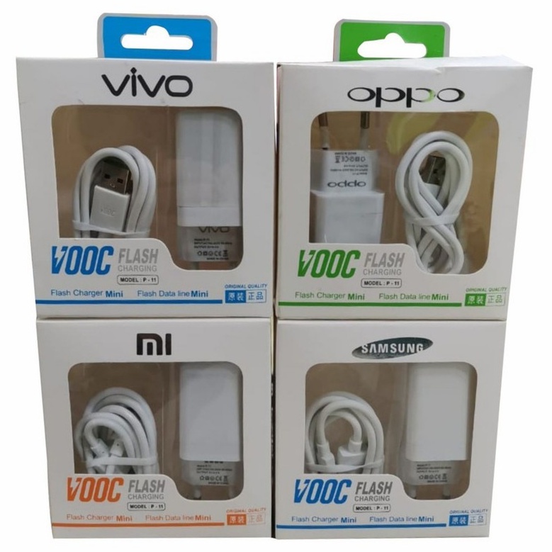 Travel Charger Vooc Flash Charging P11 Micro USB