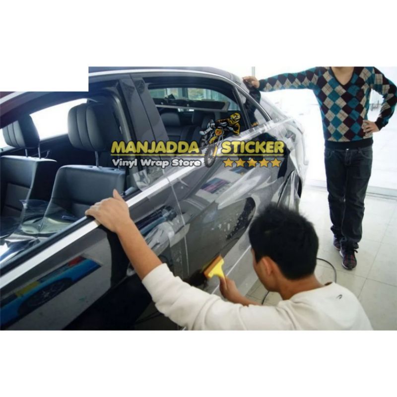 Sticker Transparan Anti Gores Super Glossy Original Merk Maxdecal Lebar 126Cm