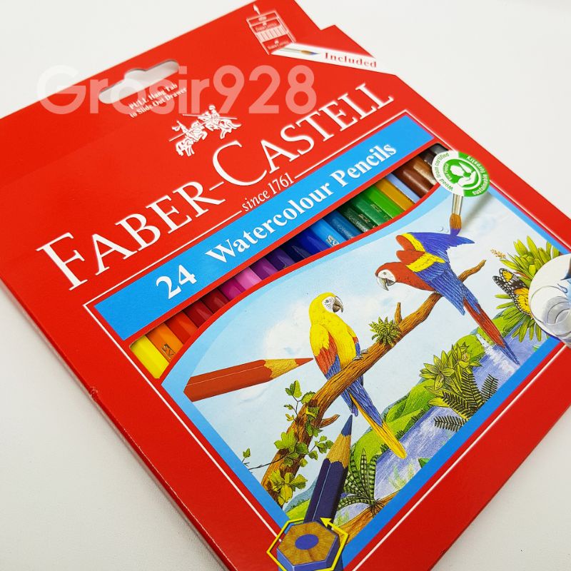 

Faber Castell 24 Watercolour Pencil / Pensil Warna Air