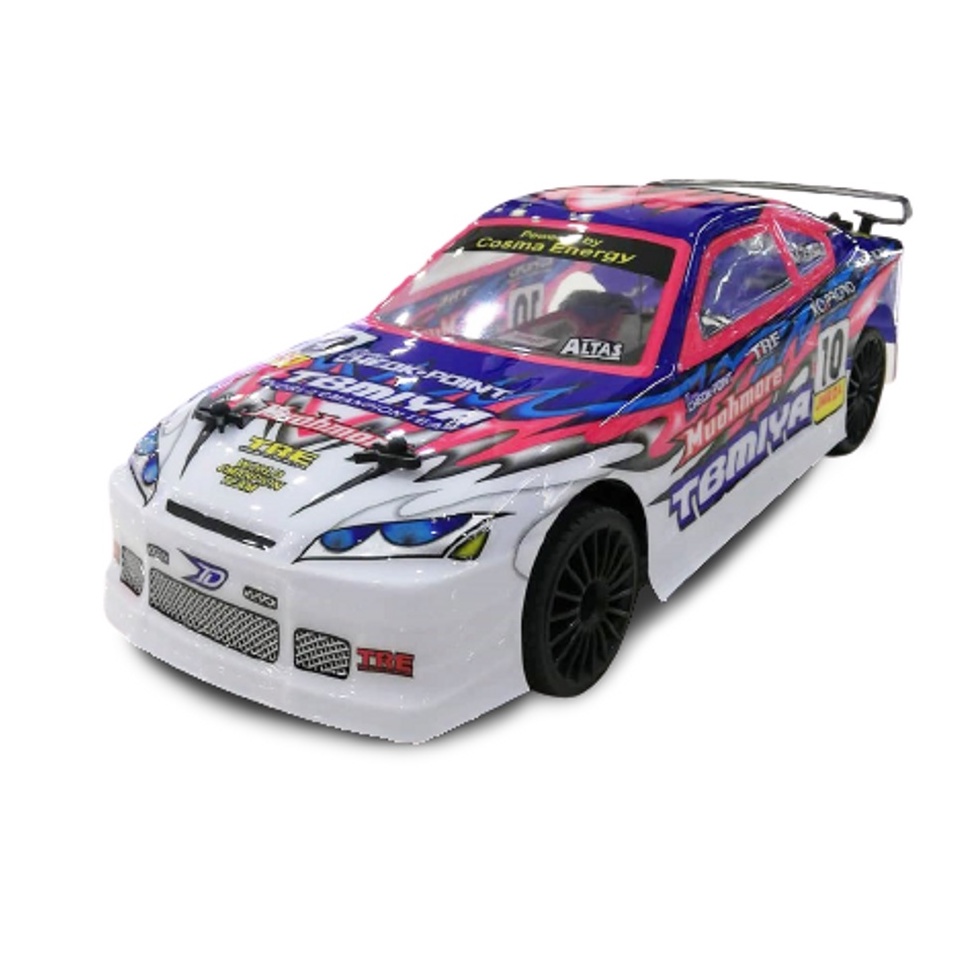 DRIFT RACING Mobil Remote 4WD RC Drift Racing 1:14 Charger RC DRIFT SAN ZUAN 4WD 1:14 DUS BIRU