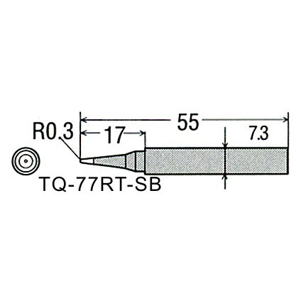 Mata Solder Tembak Goot TQ-77RT-SB