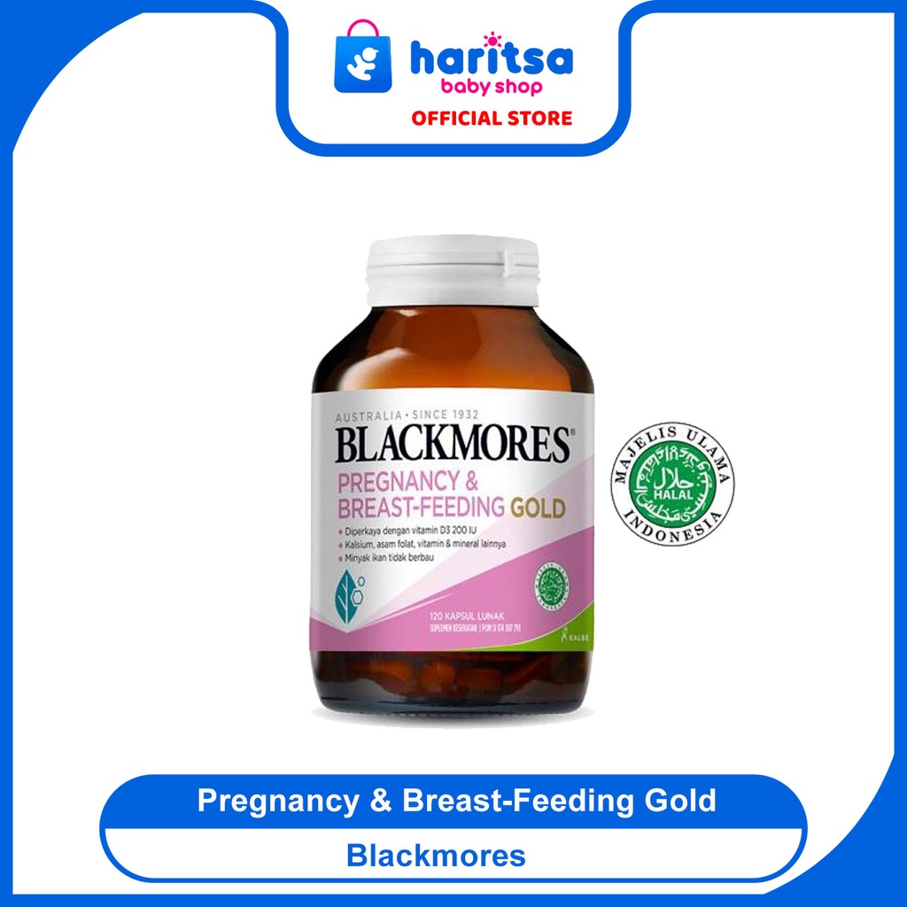 Blackmores Pregnancy &amp; Breast Feeding Gold 60 dan 120 Kapsul