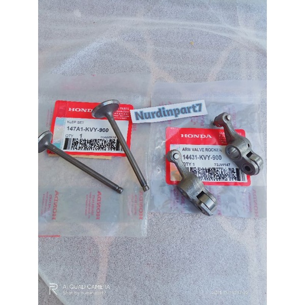 klep set plus platuk klep beat karbu/Vario karbu/Scoopy karbu/spacy karbu original KVY