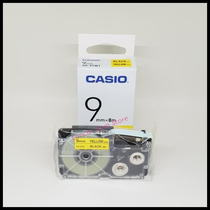 

Casio Ez-Label Printer Black Ink Yellow Xr-9Yw1/Label It Casio 9Mm