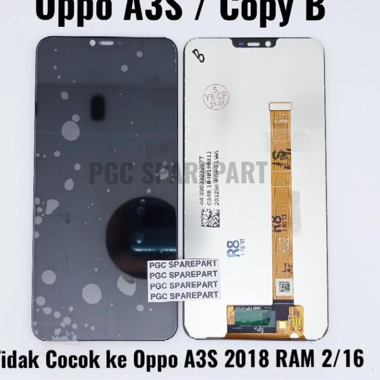 LCD Touchscreen Oppo A3S Copy B - Tidak Cocok ke Oppo A3S RAM 2 per  V47X