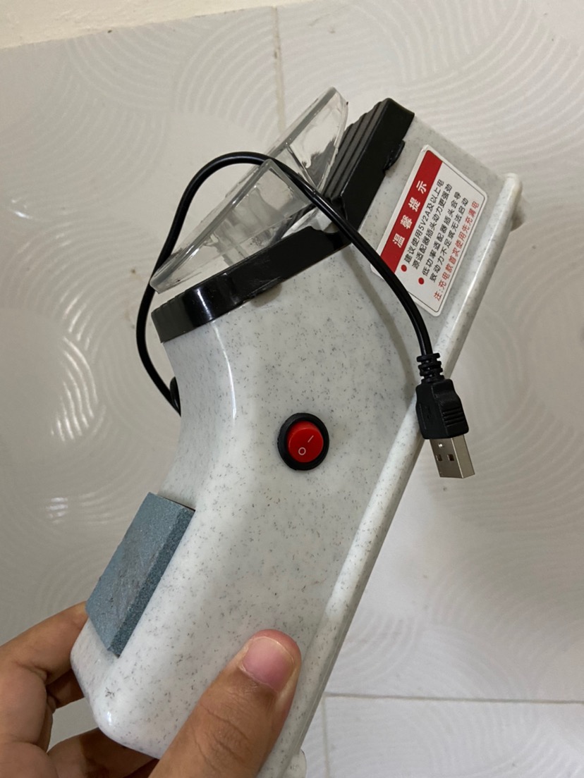 Alat Pengasah Pisau Gunting Asahan Pisau Listrik Usb Otomatis Electric Knife Sharpener