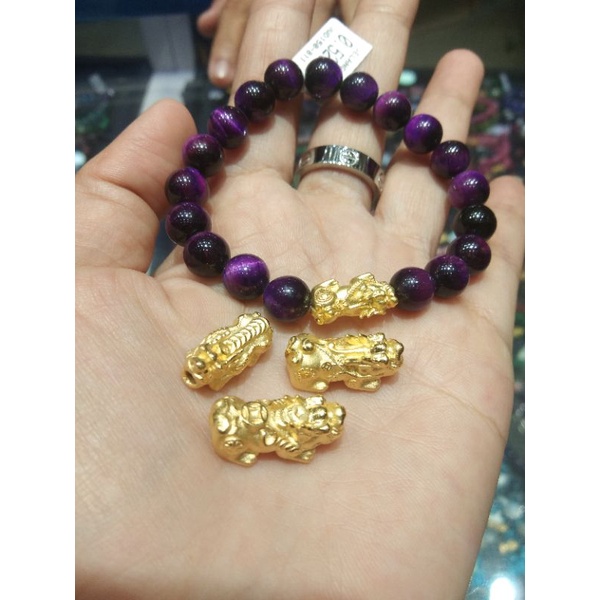 Acc Gelang Charm Naga Pixiu Emas Hongkong