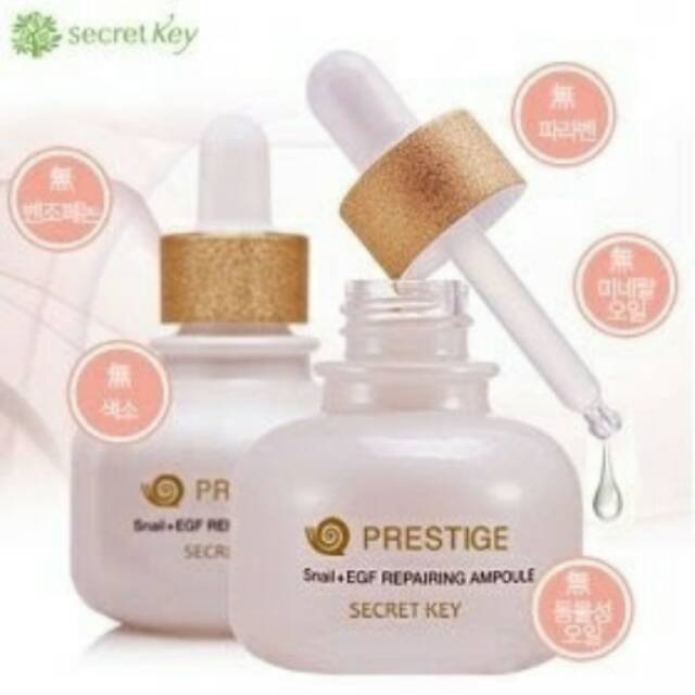 SECRET KEY PRESTIGE SNAIL + EGF AMPOULE