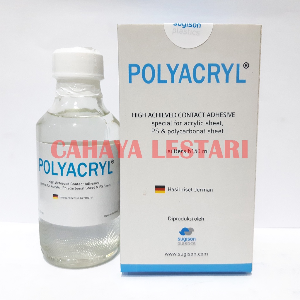 

Lem Akrilik Acrylic / Mika Transparan POLYACRYL Germany 150 ml