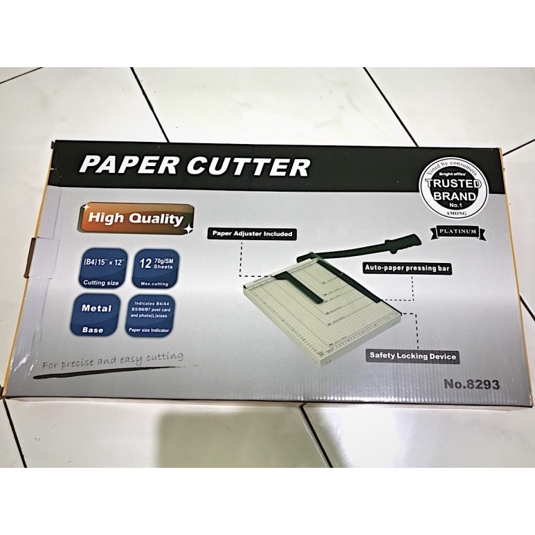 

Alat Pemotong Kertas B4 - Paper Trimmer - Paper Cutter Ukuran B4