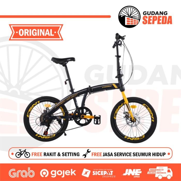 Komponen Sepeda Sepeda Lipat Trex Cassini 7 Speed 20 Inch Murah Sni Garansi Termurah