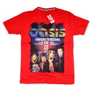 Kaos Oasis - Merah - Distro Quality