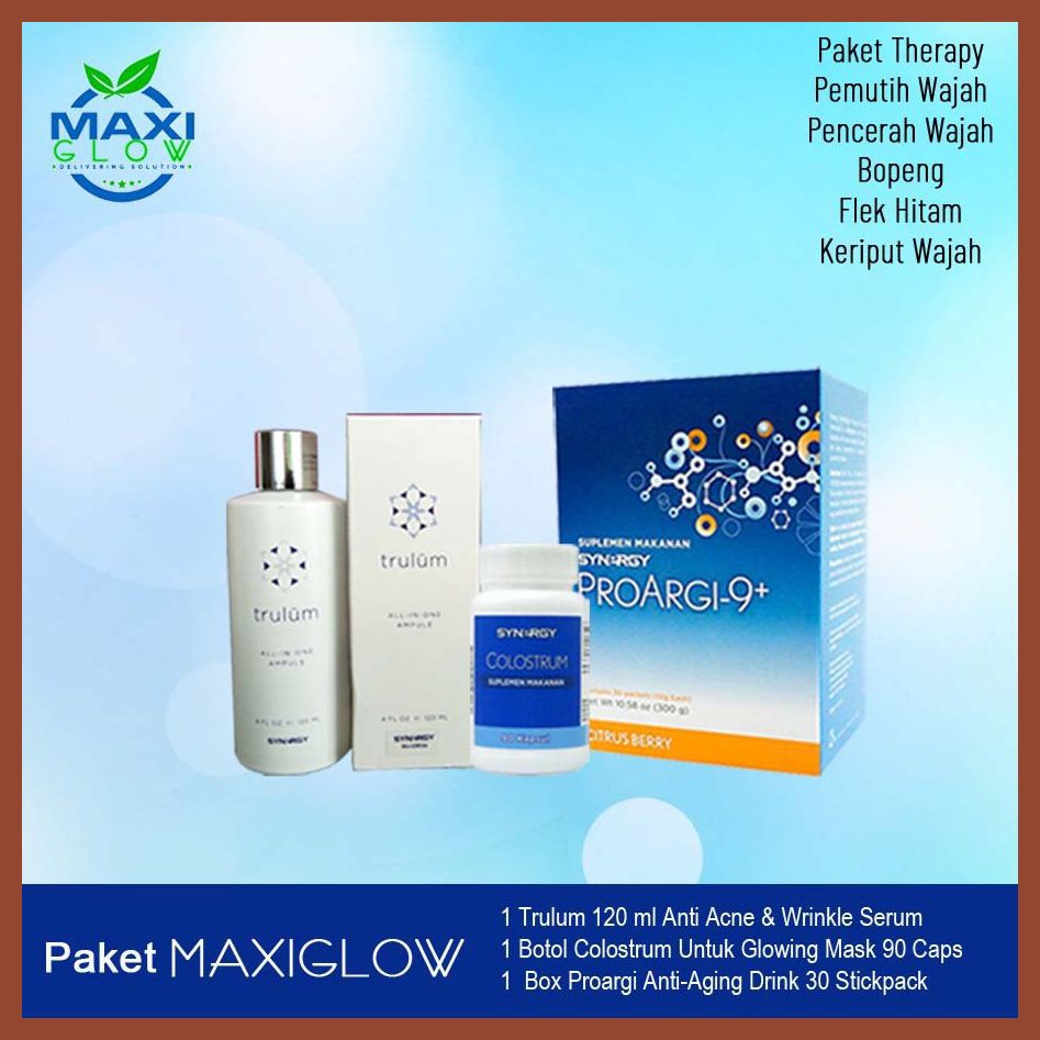Maxi Glow Paket Wajah Kinclong Terbukti Cepat Dan Mujarab