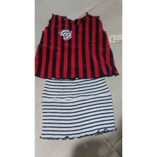 Setelan rok span anak 1 sampai 2 tahun