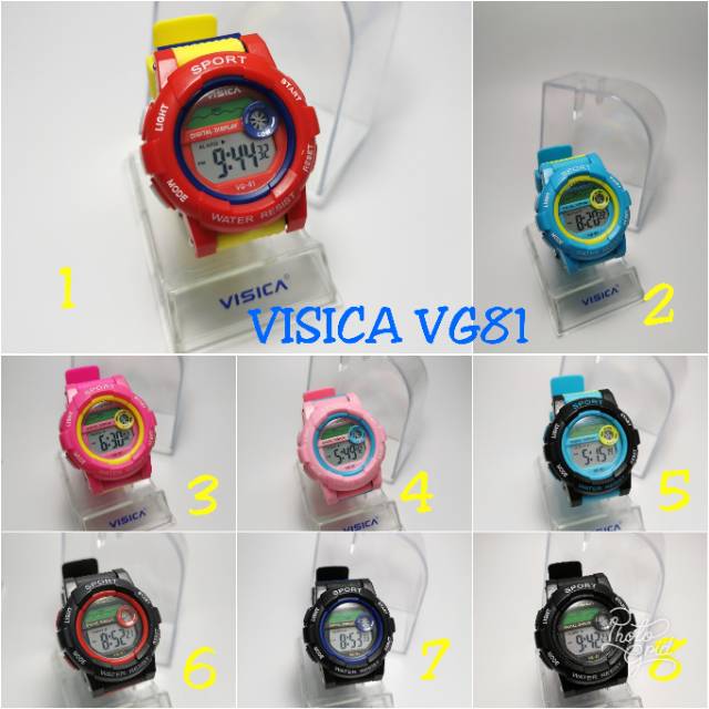 Jam tangan digital Anak Anak Remaja water Resist Visica vg81