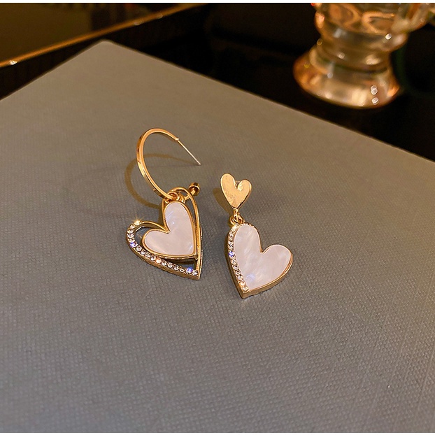 Anting Titanium Korea Perempuan Dewasa Aksen Love Fashion Wanita Aksesoris import ANT70