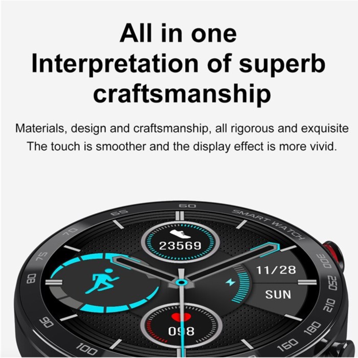 DT NO.1 DT95 Smartwatch Bluetooth Call Sport Heart Alt Microwear L13