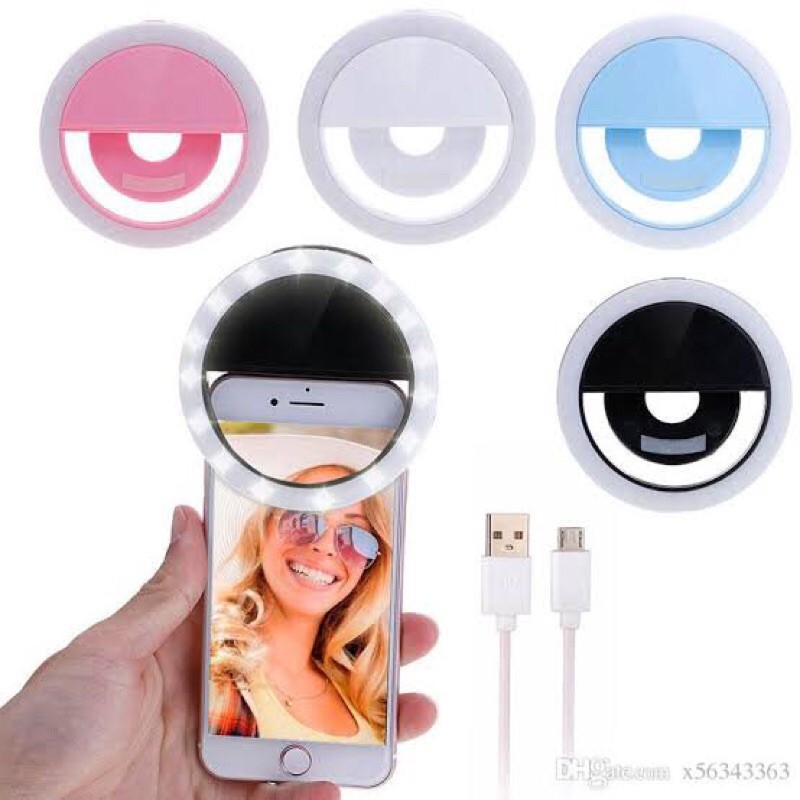 LAMPU SELFIE - RING LIGHT LED SELFIE HANDPHONE