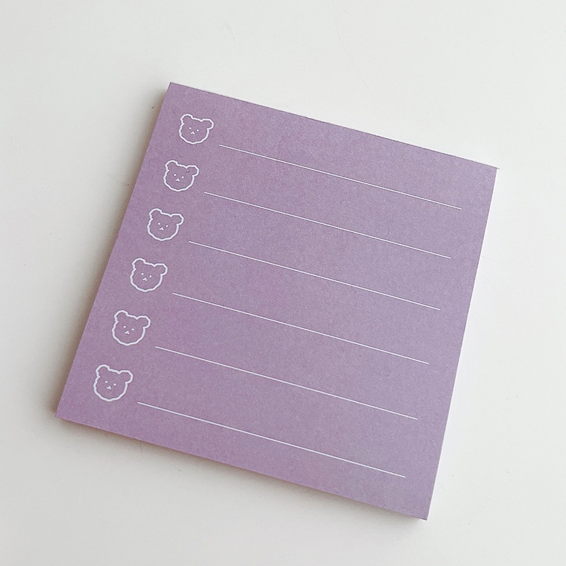 Buku Catatan / Diary Anti Lengket Motif Kartun Gummy Bear Untuk Pelajar