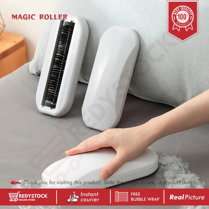 terbatas PEMBERSIH DEBU MAGIC ROLLER BULU HEWAN SOFA KARPET LANTAI MEJA Murah