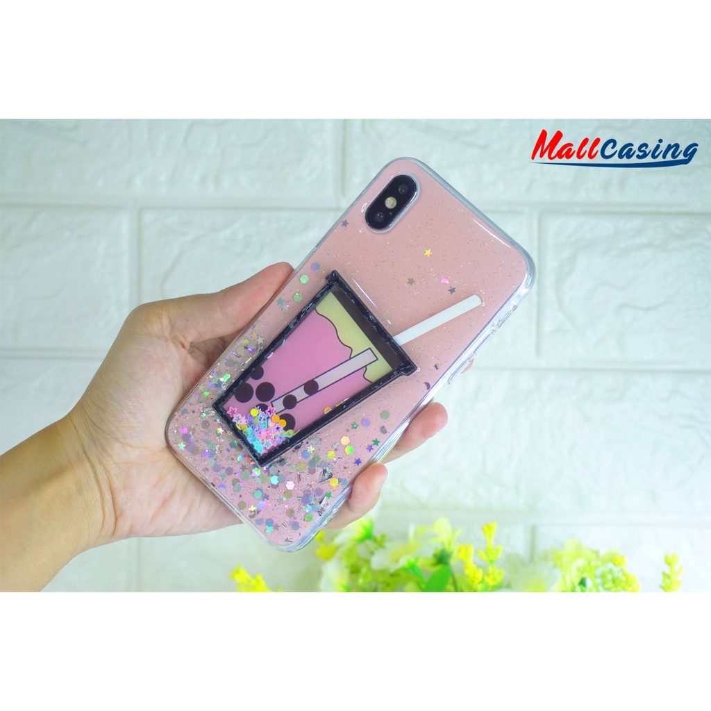 MallCasing - Samsung J6+ | A50/A30S/A50S | Note 10 | J2 Prime 3 Dimensi Glitter Blink Soft Case