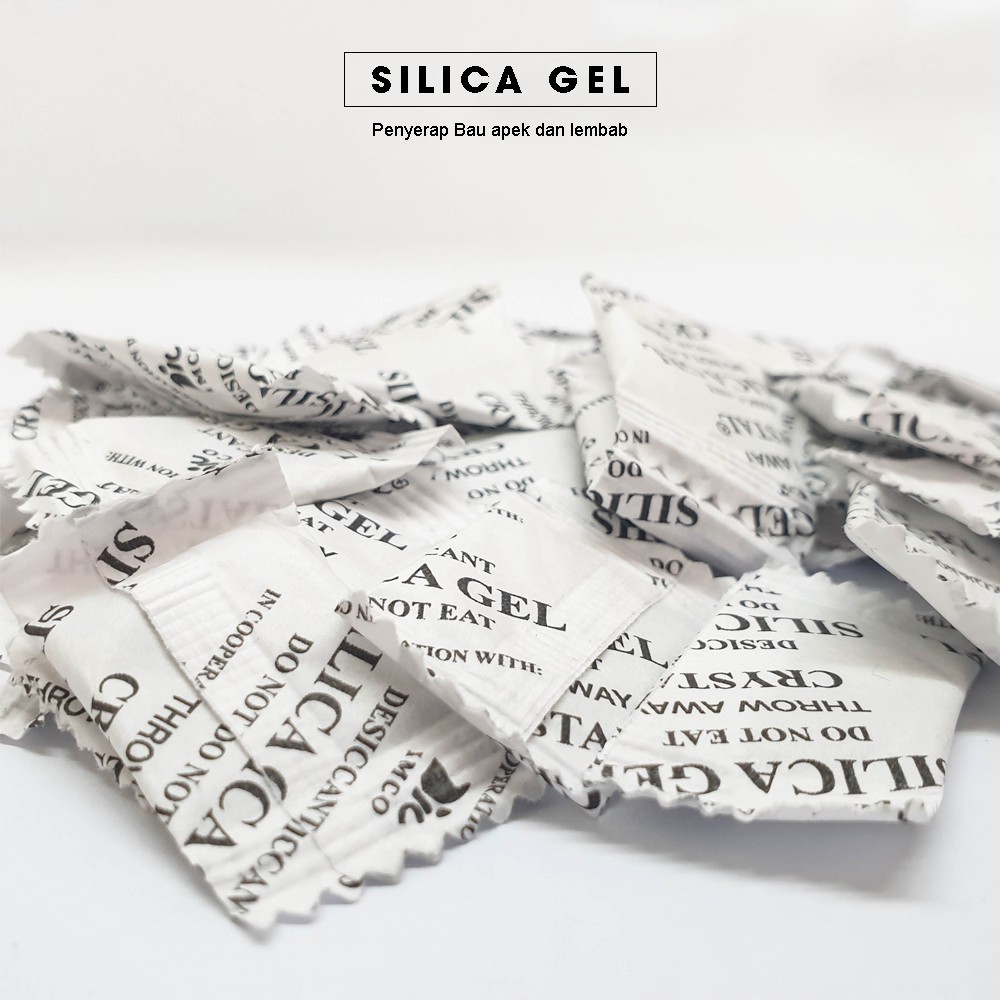 SILICA GEL ISI 100 SACHET Silika anti jamur kuman sepatu tas koper dll penyerap bau lembab