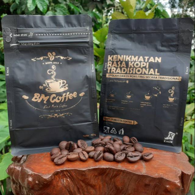 

BM Coffee (Kopi Hitam Muria) 100% Bubuk kopi asli dari lereng Gunung Muria