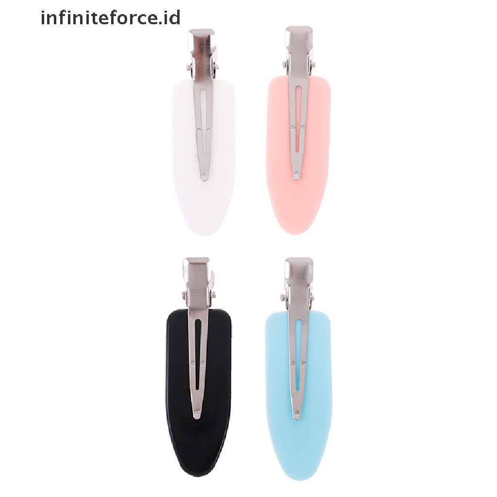 Infiniteforce.id 4pcs / Set Jepit Rambut Bentuk Daun 4 Warna Untuk Wanita