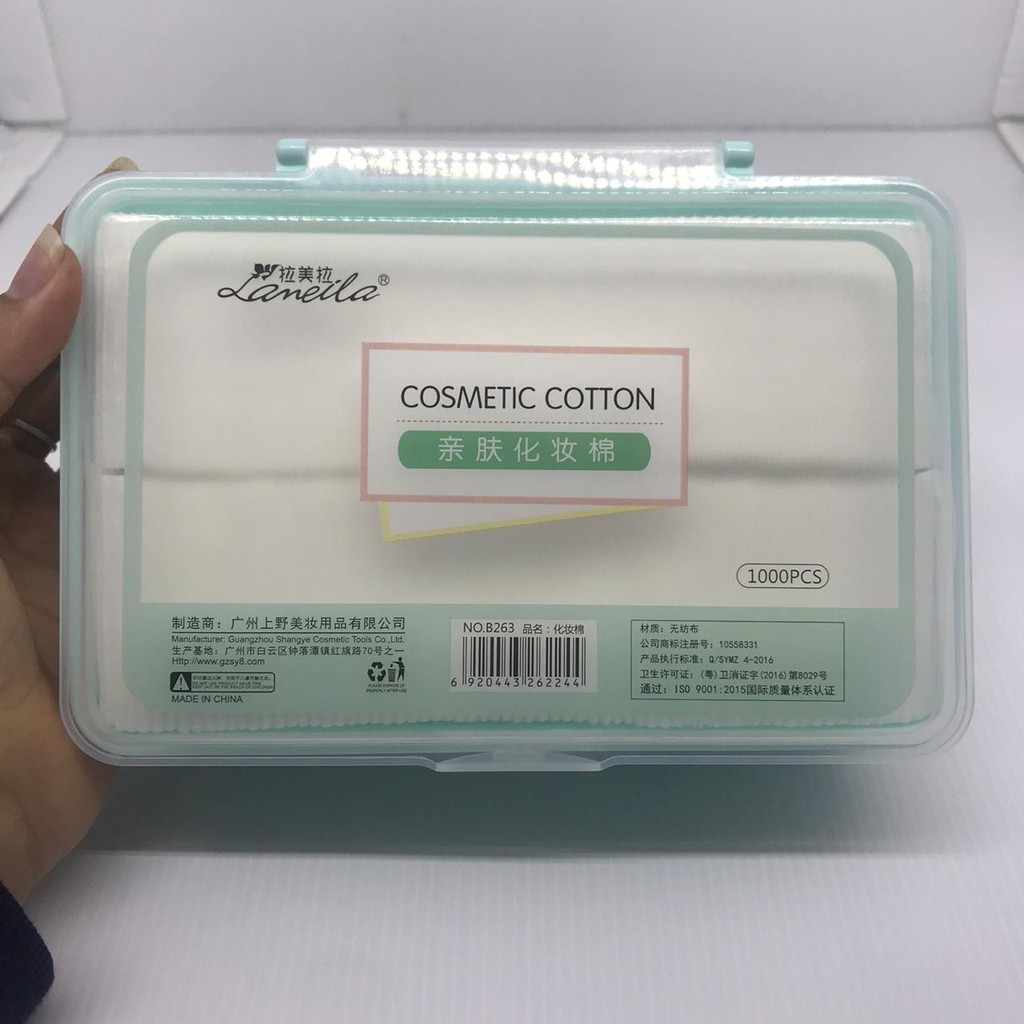 [KAPAS BOX] LAMEILA MAKE UP COTTON PADS FACIAL SOFT / KAPAS PEMBERSIH WAJAH