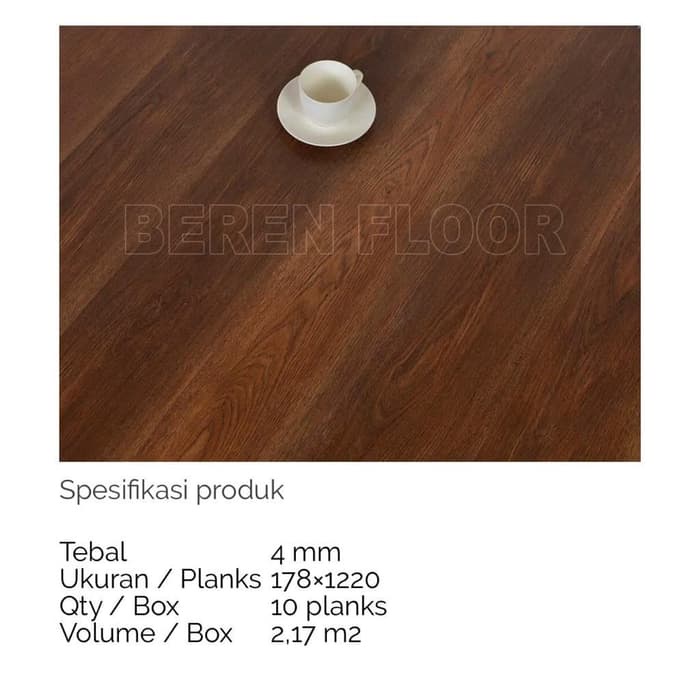 SPC Flooring BEREN tebal 4mm