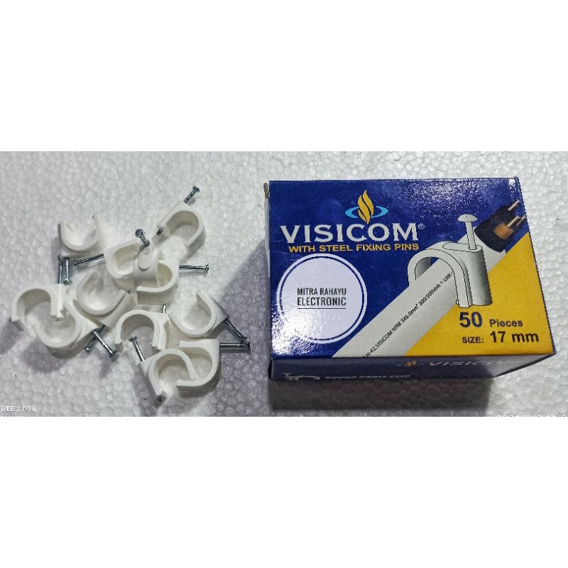 Clip Kabel Klem Kabel Visicom 17mm