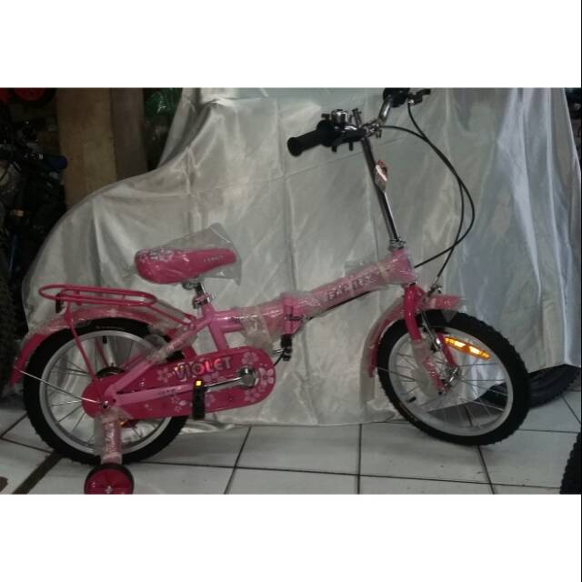 Sepeda Lipat Family Violet 16inch