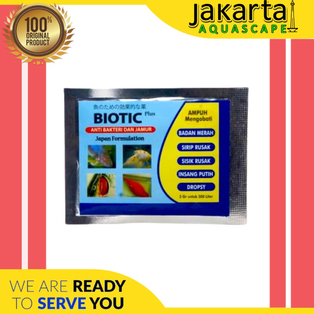 

Biotic Plus 5gr Biotik Obat Anti Bakteri dan Jamur pada Ikan Hias ORIGINAL-AQUASCAPE