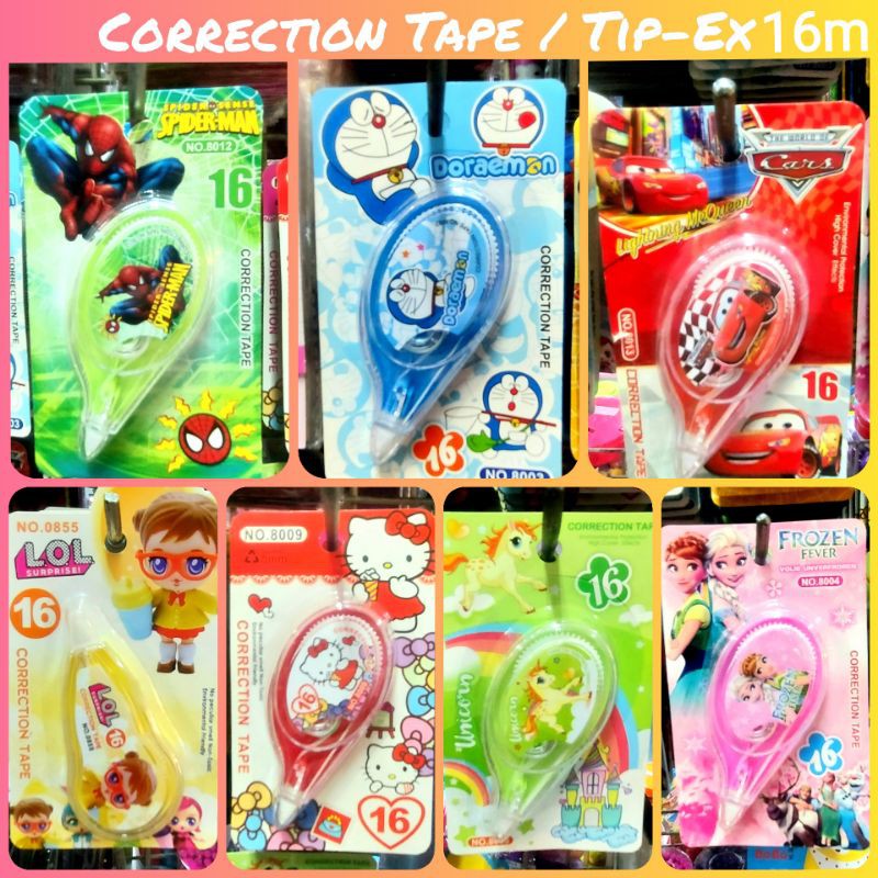 

Correction Tape / Tip Ex RoLL 16 Meter Karakter