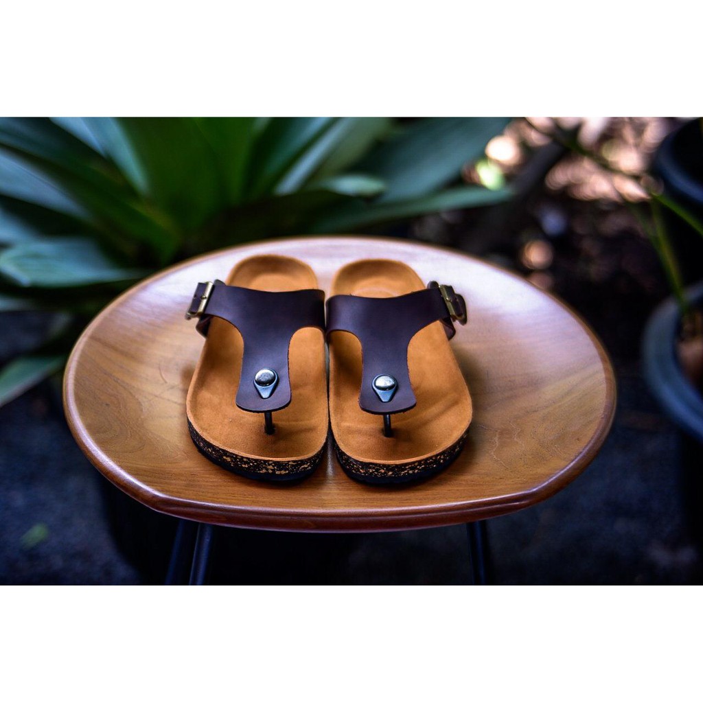 SANDAL KASUAL PRIA/WANITA VOLKERFOOTWEAR ART ROBBIN BROWN