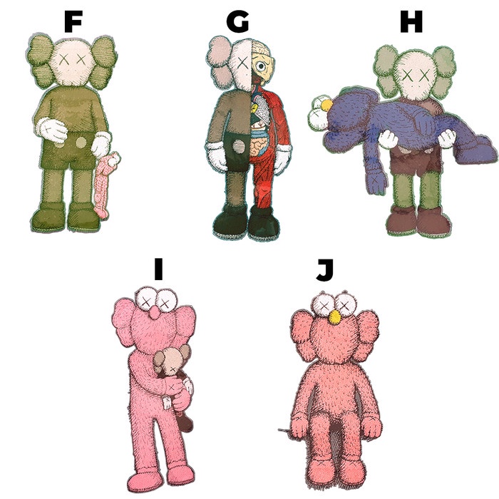 

STIKER SABLON KAOS KAWS - KAWS 1, TANPA KAOS KUALITAS TINGGI !!