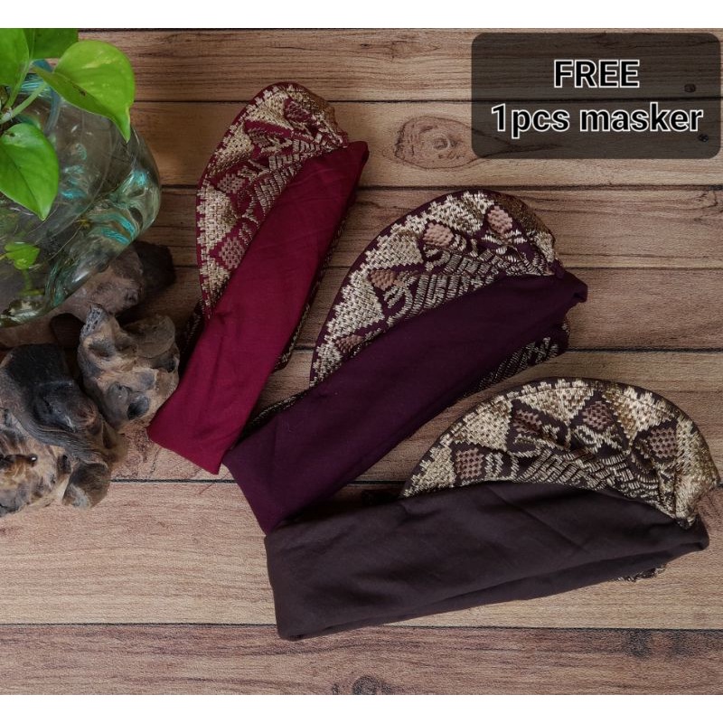 udeng bordir bali setengah jadi