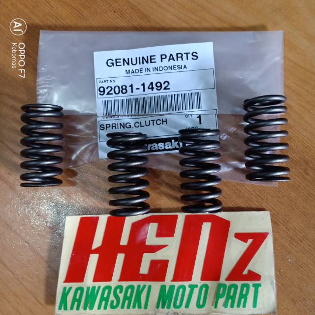 Pir per kopling Kawasaki ninja r rr ss klx 150 kx85 satu set 4 pcs original kawasaki