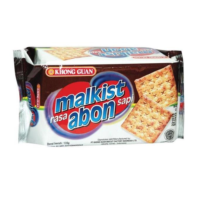 

Khong Guan Malkist Abon Sapi 135 Gram 1 Karton Isi 20 Pack Birella.Shop115