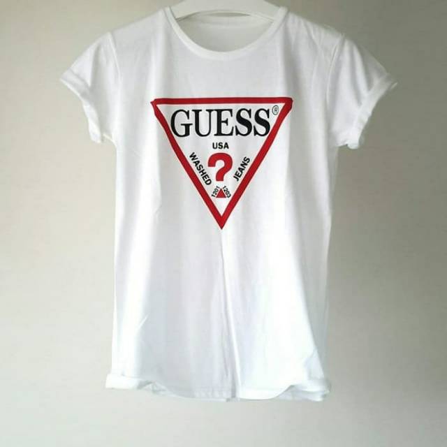 Lyfashion Kaos  tshirt baju tumblr tee cewek wanita  Guess  
