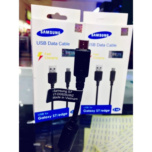 PROMO KABEL DATA SAMSUNG MICRO S7 EDGE ORIGINAL COMPATIBLE FOR SMARTPHONE SUPPORT FASTCHARGING 2.4A