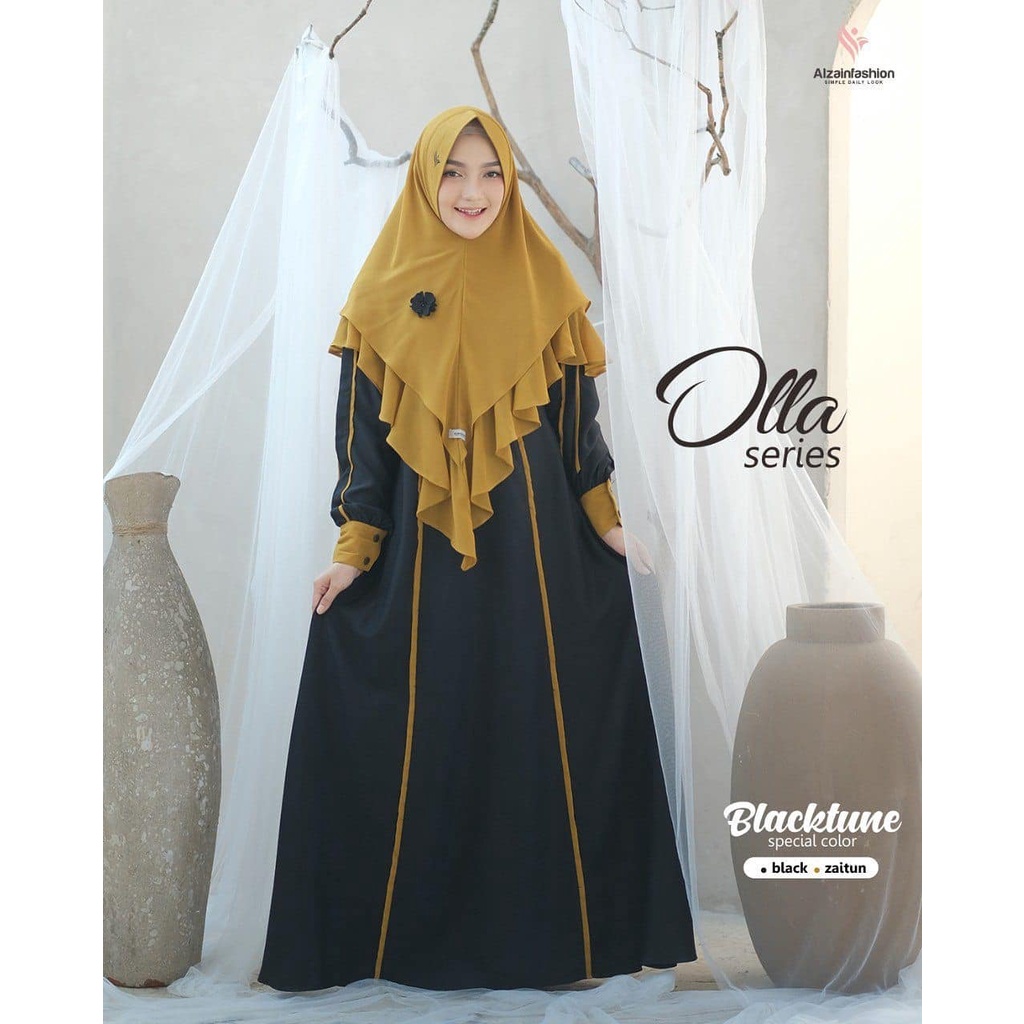 Terlaris Gamis Syari Katun jepang Polos HQ Grade A / 1KG=3PC / Anti Menerawang Keren