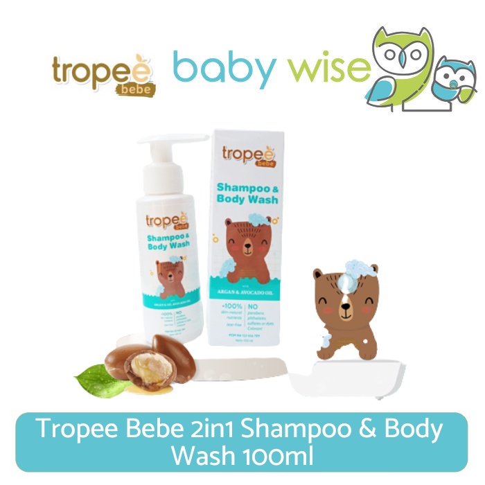 Tropee Bebe 2in1 Shampoo &amp; Body Wash 100ml